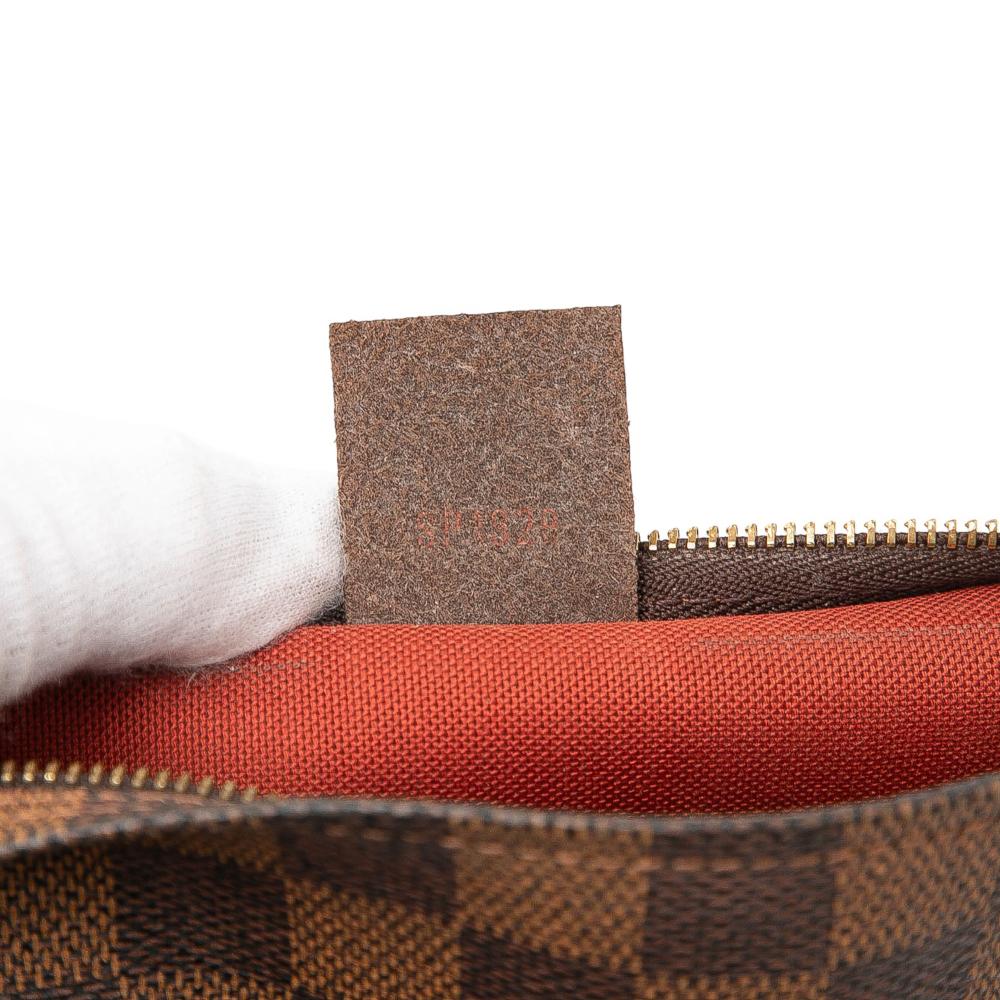 Louis Vuitton B Louis Vuitton Brown Damier Canvas Fabric Damier Ebene Trousse Pochette France