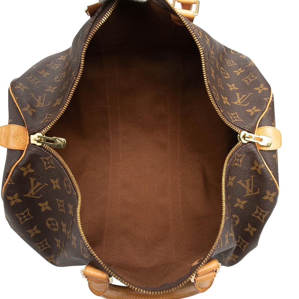 Louis Vuitton B Louis Vuitton Brown Monogram Canvas Fabric Monogram Keepall 45 France