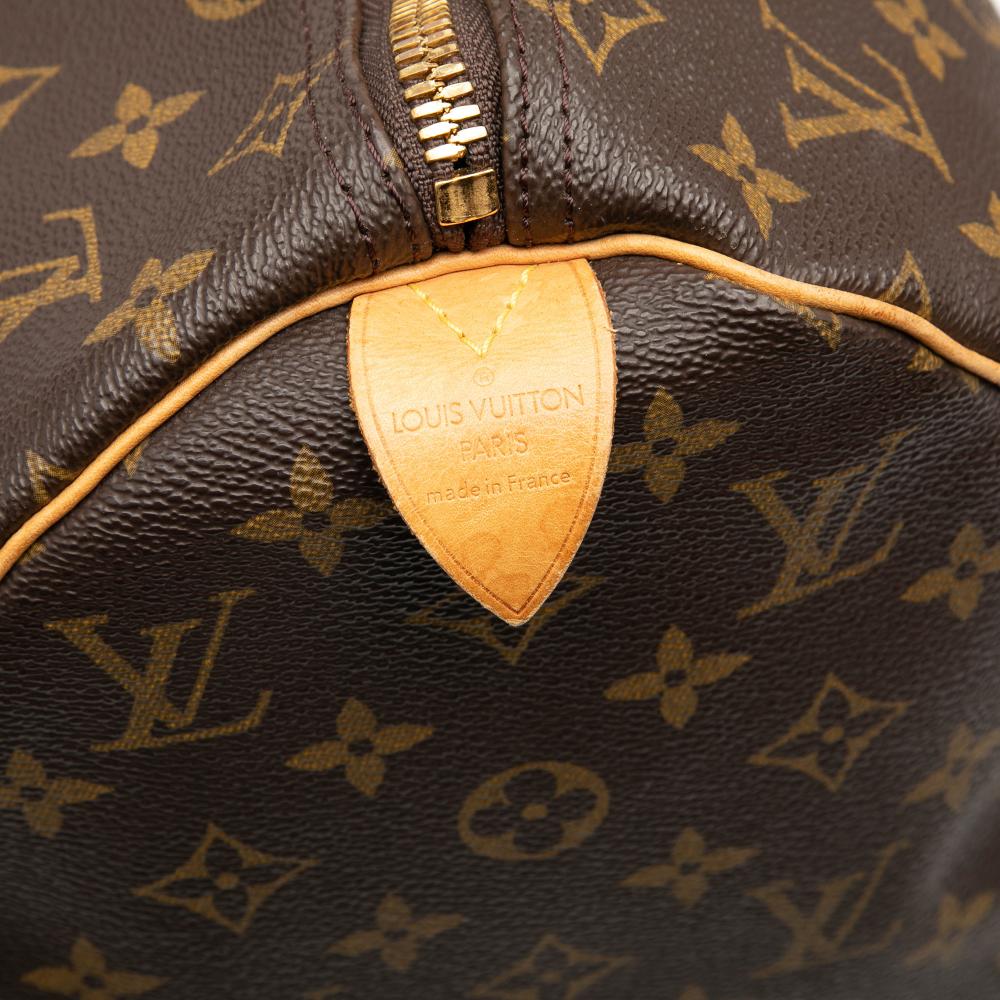 Louis Vuitton B Louis Vuitton Brown Monogram Canvas Fabric Monogram Keepall 45 France