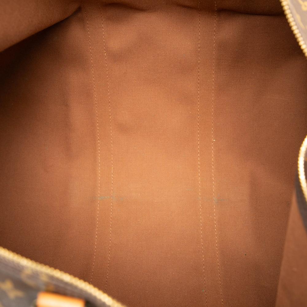 Louis Vuitton B Louis Vuitton Brown Monogram Canvas Fabric Monogram Keepall Bandouliere 50 United States
