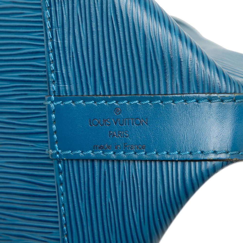Louis Vuitton B Louis Vuitton Blue Epi Leather Leather Epi Petit Noe France