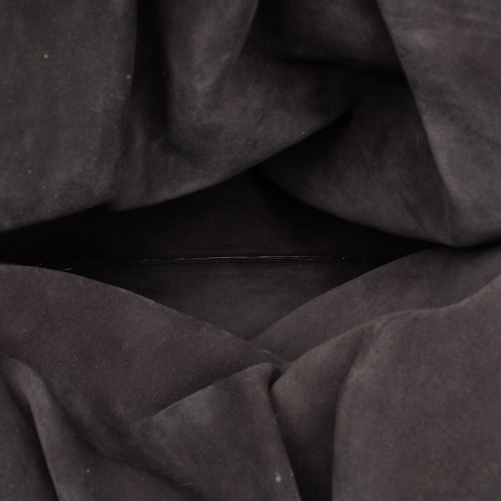 Celine B Celine Black Calf Leather Open Triangle Sac Handbag Italy