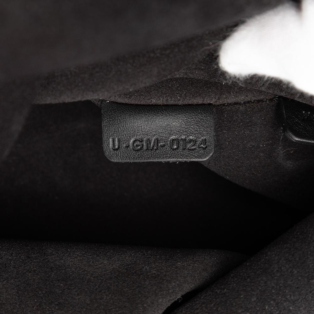 Celine B Celine Black Calf Leather Open Triangle Sac Handbag Italy