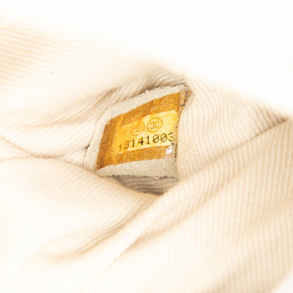 Chanel B Chanel White Ivory Lambskin Leather Leather Quilted Lambskin Love Me Tender Hobo France