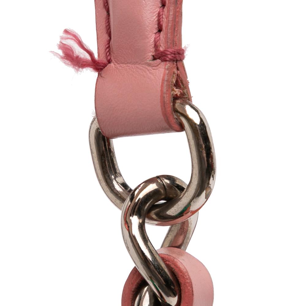 Dolce&Gabbana B Dolce & Gabbana Pink Lambskin Leather Leather Mulitcolor Quilted Lambskin Lily Glam Tote Italy