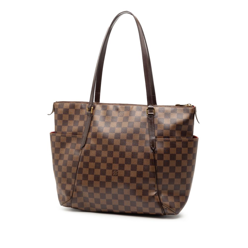 Louis Vuitton B Louis Vuitton Brown Damier Canvas Fabric Damier Ebene Totally MM France