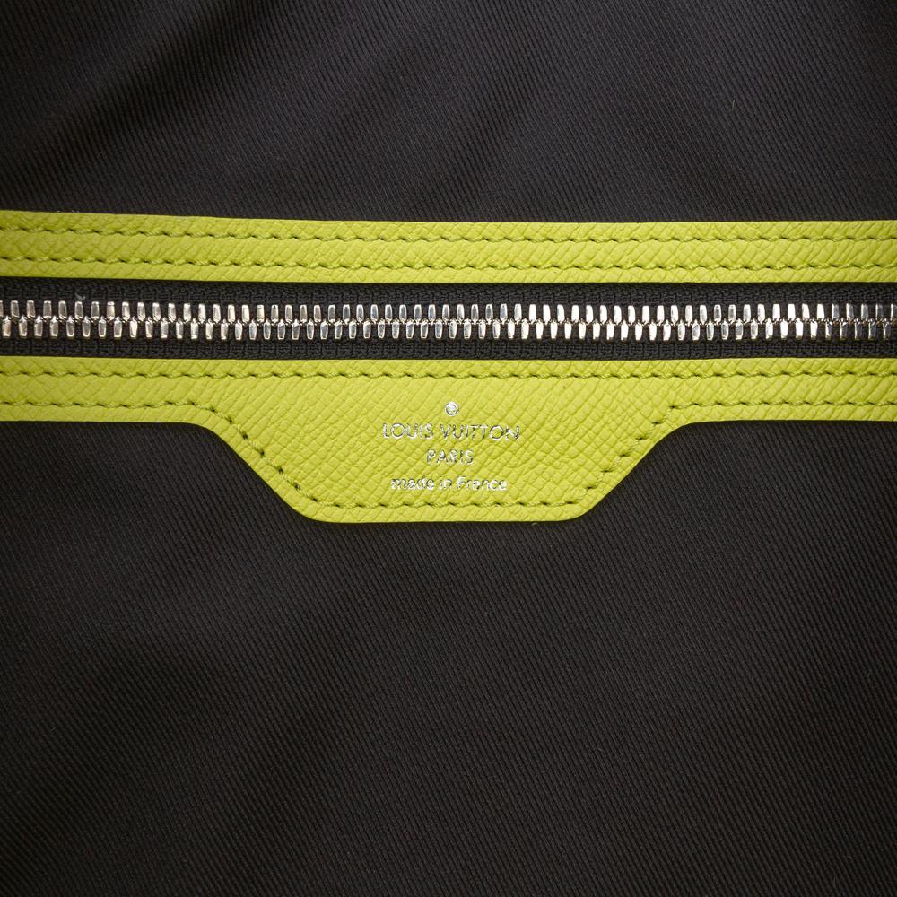 Louis Vuitton B Louis Vuitton Yellow Taiga Leather Leather Taigarama Keepall Bandouliere 50 France