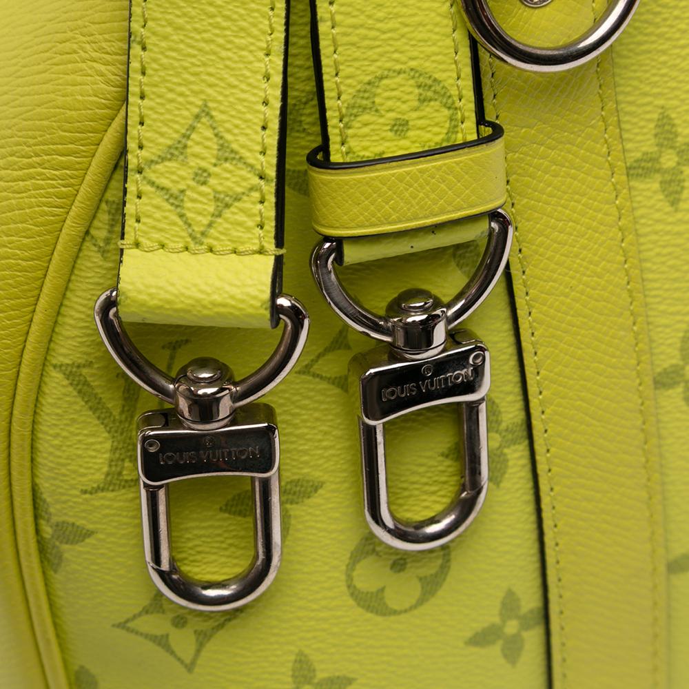 Louis Vuitton B Louis Vuitton Yellow Taiga Leather Leather Taigarama Keepall Bandouliere 50 France
