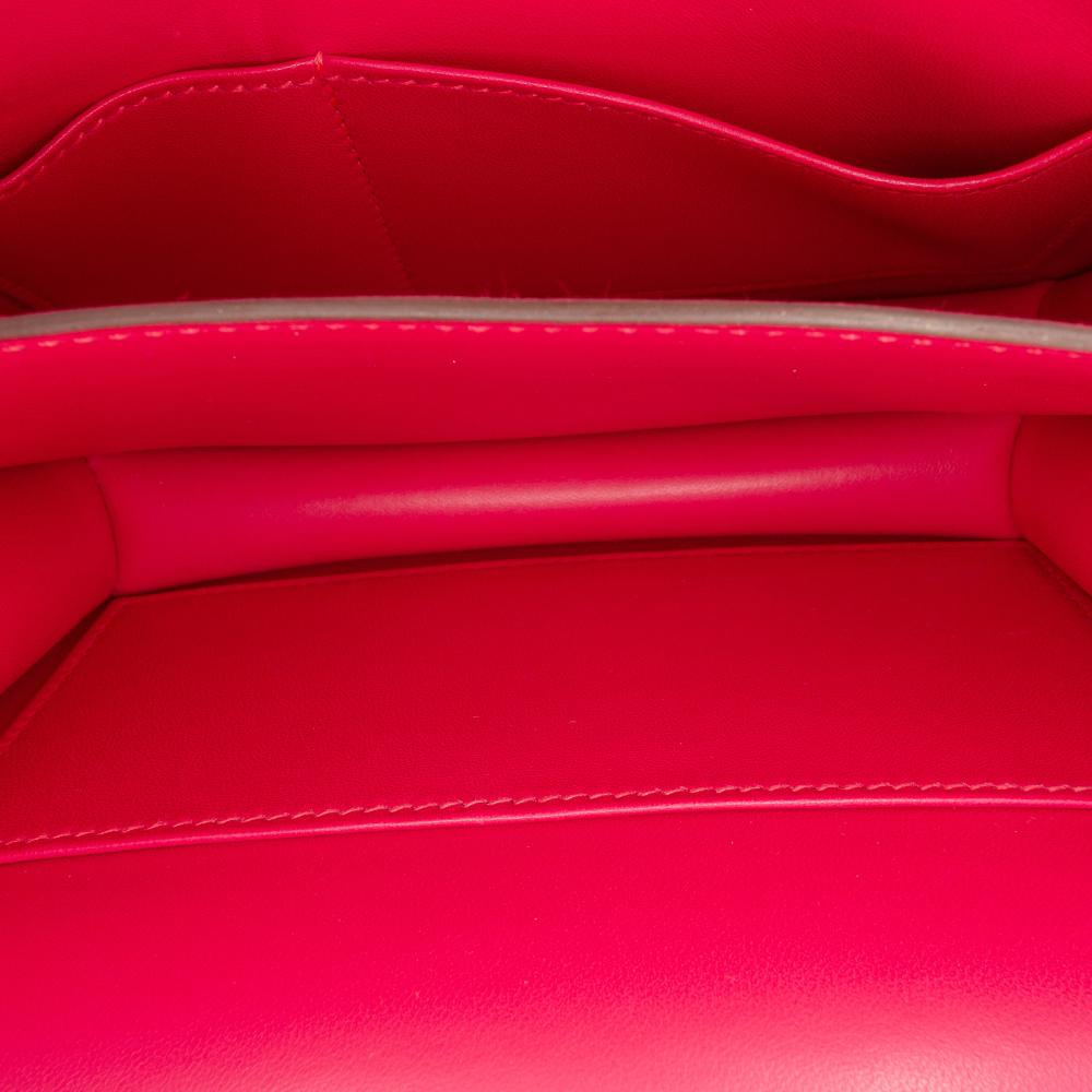 Hermès A Hermès Pink Hot Pink Goatskin Leather Mini Chevre Mysore Constance 18 France