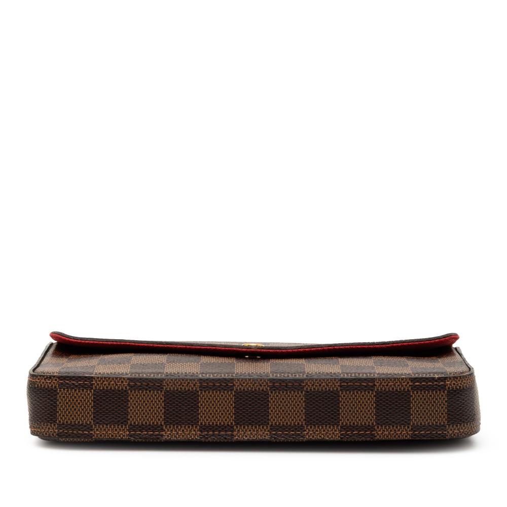 Louis Vuitton B Louis Vuitton Brown Damier Canvas Fabric Damier Ebene Pochette Felicie France