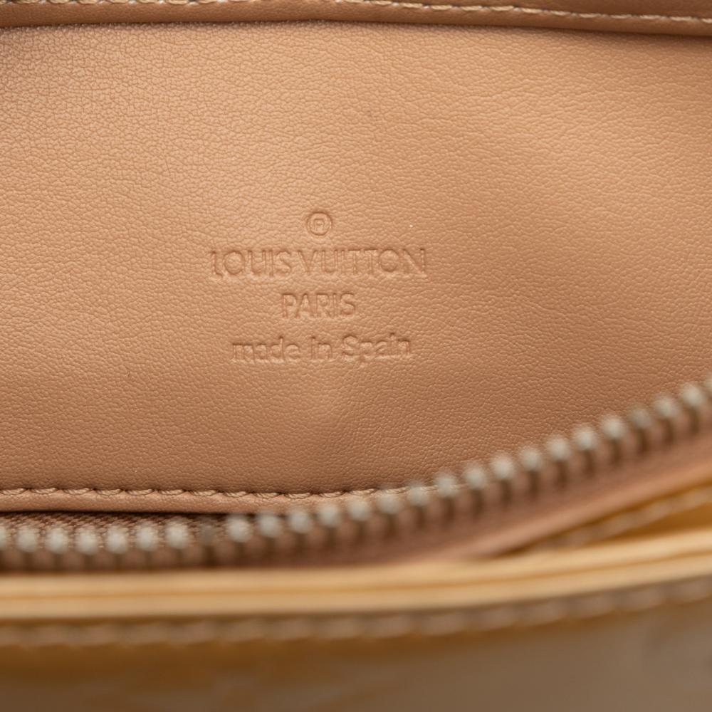 Louis Vuitton B Louis Vuitton Brown Beige Vernis Leather Leather Monogram Vernis Houston Spain
