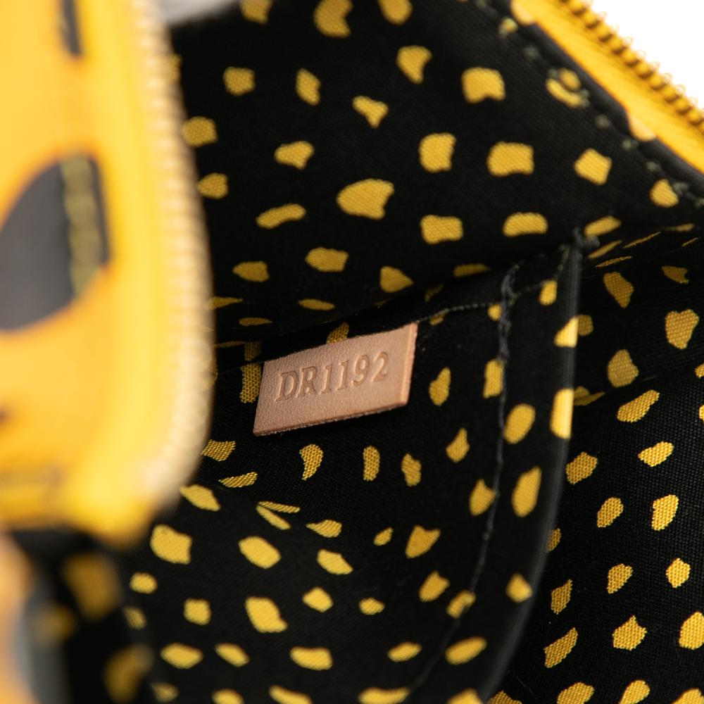Louis Vuitton Yellow Yayoi Kusama Monogram Vernis Dots Infinity Pochette Accessoires France