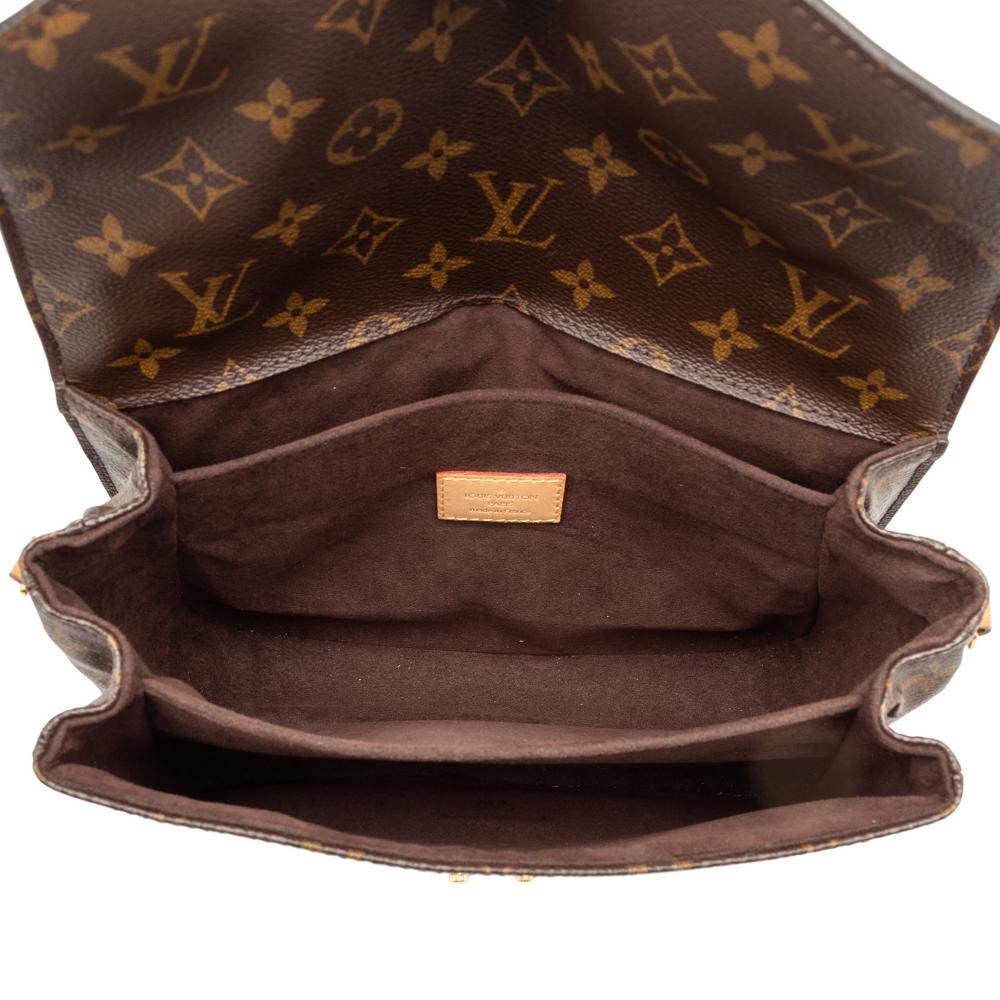 Louis Vuitton B Louis Vuitton Brown Monogram Canvas Fabric Monogram Pochette Metis France