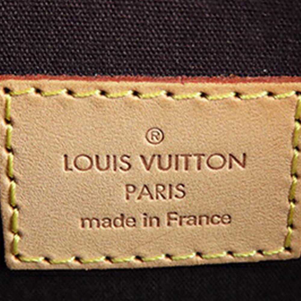 Louis Vuitton B Louis Vuitton Purple Vernis Leather Leather Monogram Vernis Alma PM France