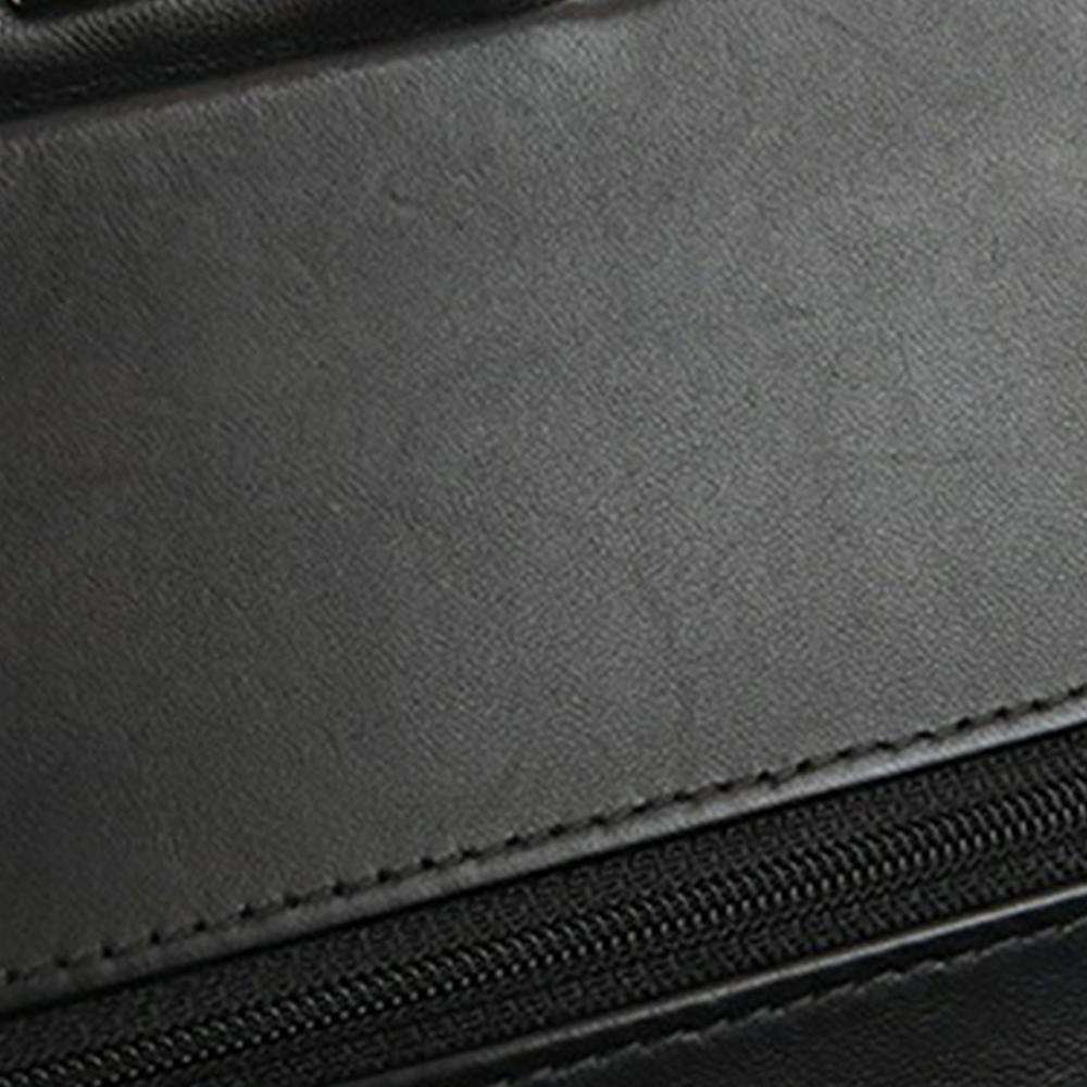 Chanel B Chanel Black Lambskin Leather Leather Medium Classic Lambskin Double Flap France