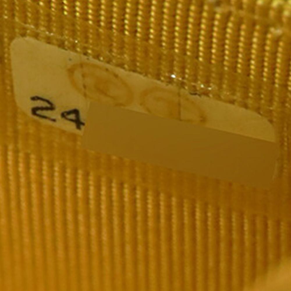 Chanel AB Chanel Yellow Caviar Leather Leather CC Chevron Caviar Wallet On Chain Italy