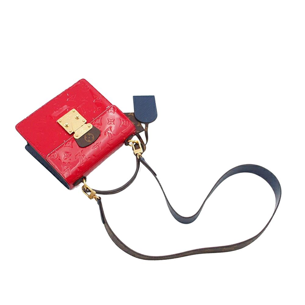 Louis Vuitton B Louis Vuitton Red Vernis Leather Leather Monogram Vernis Spring Street Italy