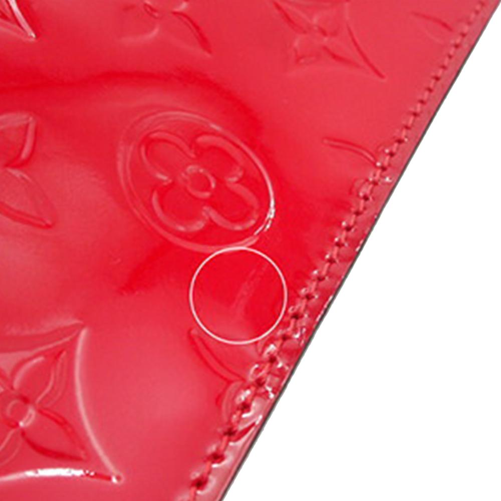 Louis Vuitton B Louis Vuitton Red Vernis Leather Leather Monogram Vernis Spring Street Italy