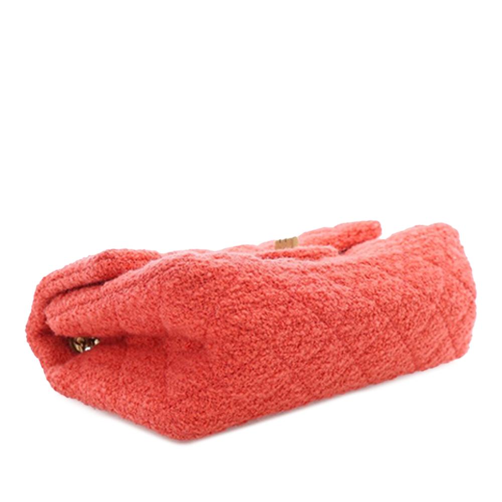 Chanel AB Chanel Red Tweed Fabric Mini Reissue 2.55 Single Flap 224 France