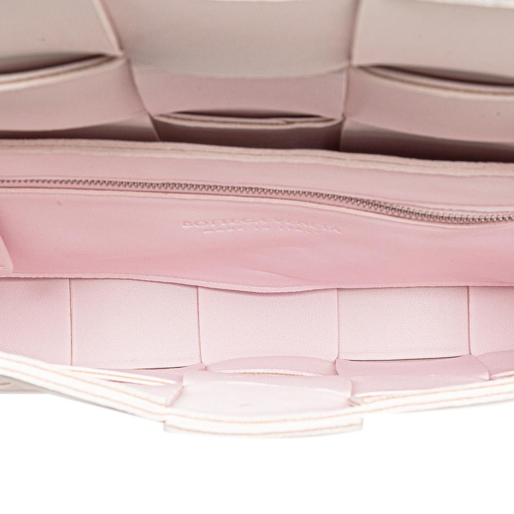 Bottega Veneta B Bottega Veneta Pink Light Pink Nappa Leather Leather Nappa Intrecciato Cassette Crossbody Italy
