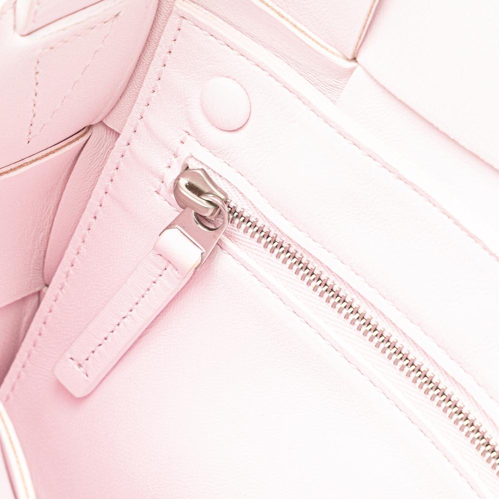 Bottega Veneta B Bottega Veneta Pink Light Pink Nappa Leather Leather Nappa Intrecciato Cassette Crossbody Italy