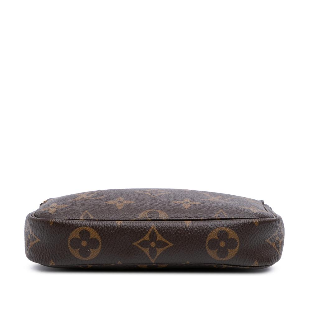 Louis Vuitton B Louis Vuitton Brown Monogram Canvas Fabric Monogram Mini Pochette Accessoires France