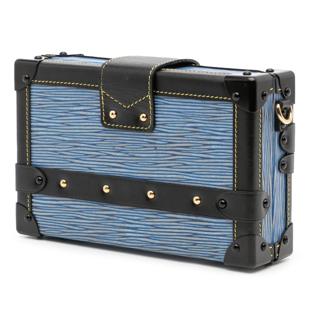 Louis Vuitton AB Louis Vuitton Blue Epi Leather Leather Epi Petit Malle France