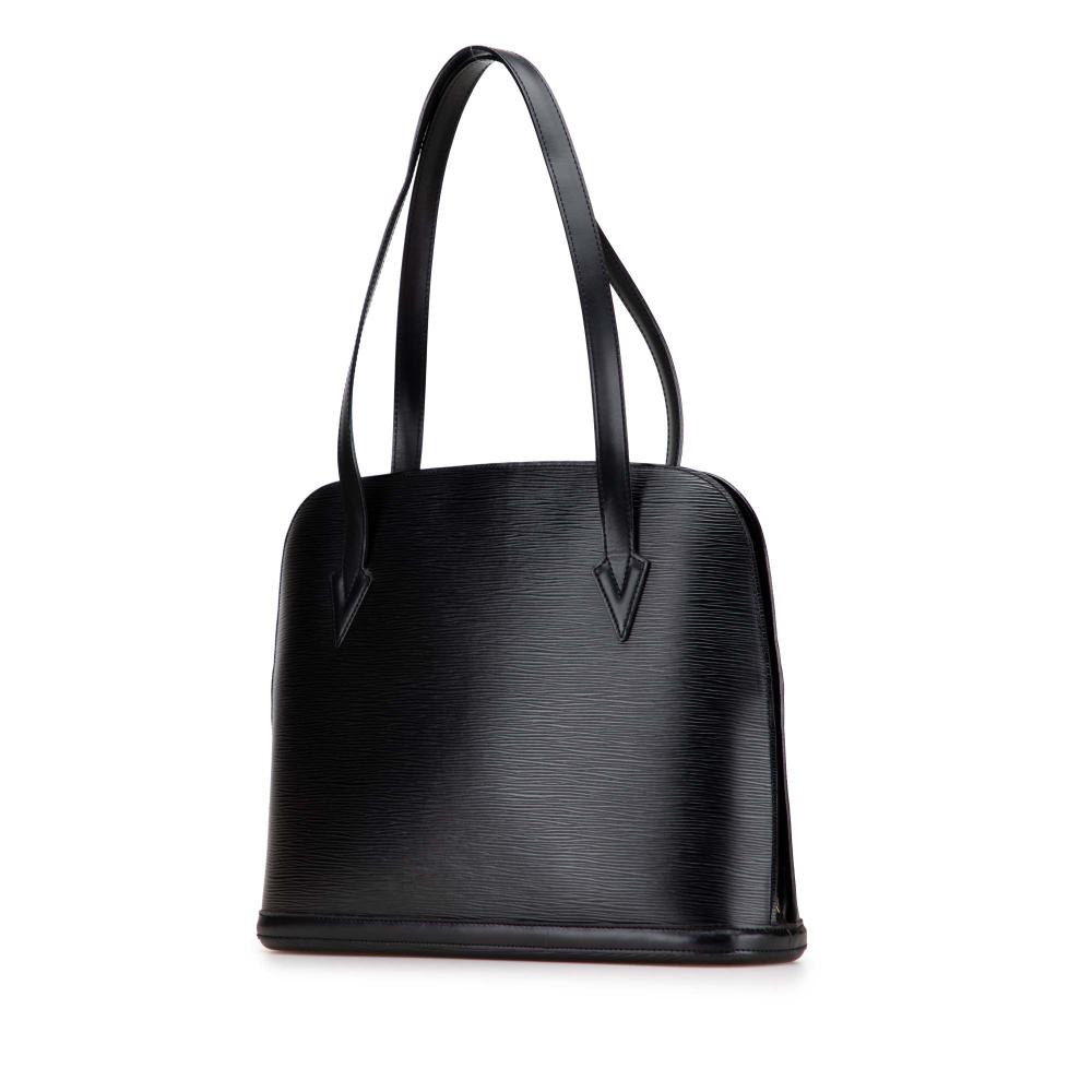 Louis Vuitton B Louis Vuitton Black Epi Leather Leather Epi Lussac France