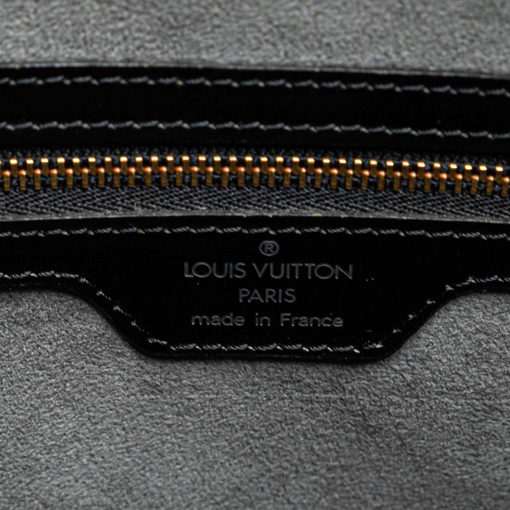 Louis Vuitton B Louis Vuitton Black Epi Leather Leather Epi Lussac France