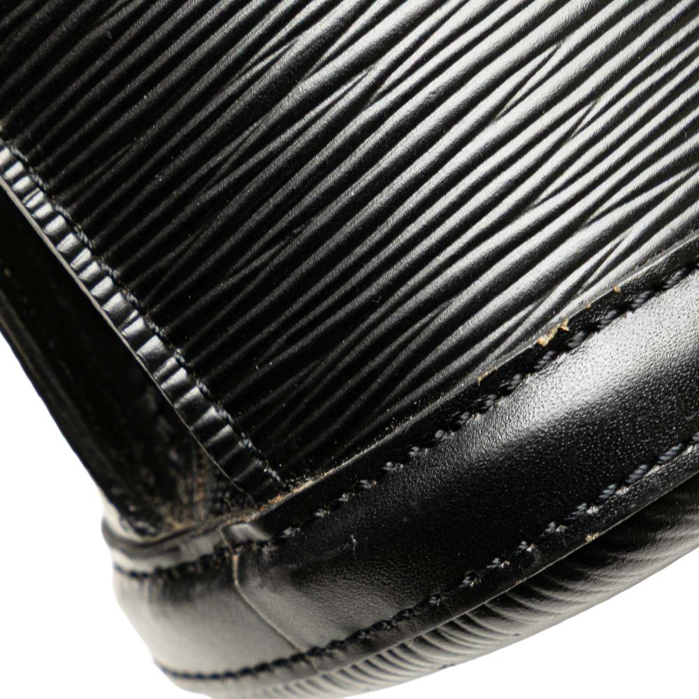 Louis Vuitton B Louis Vuitton Black Epi Leather Leather Epi Lussac France