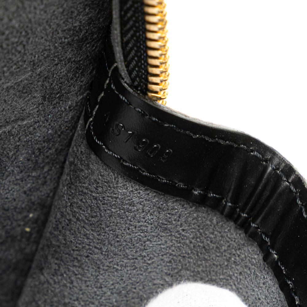 Louis Vuitton B Louis Vuitton Black Epi Leather Leather Epi Lussac France
