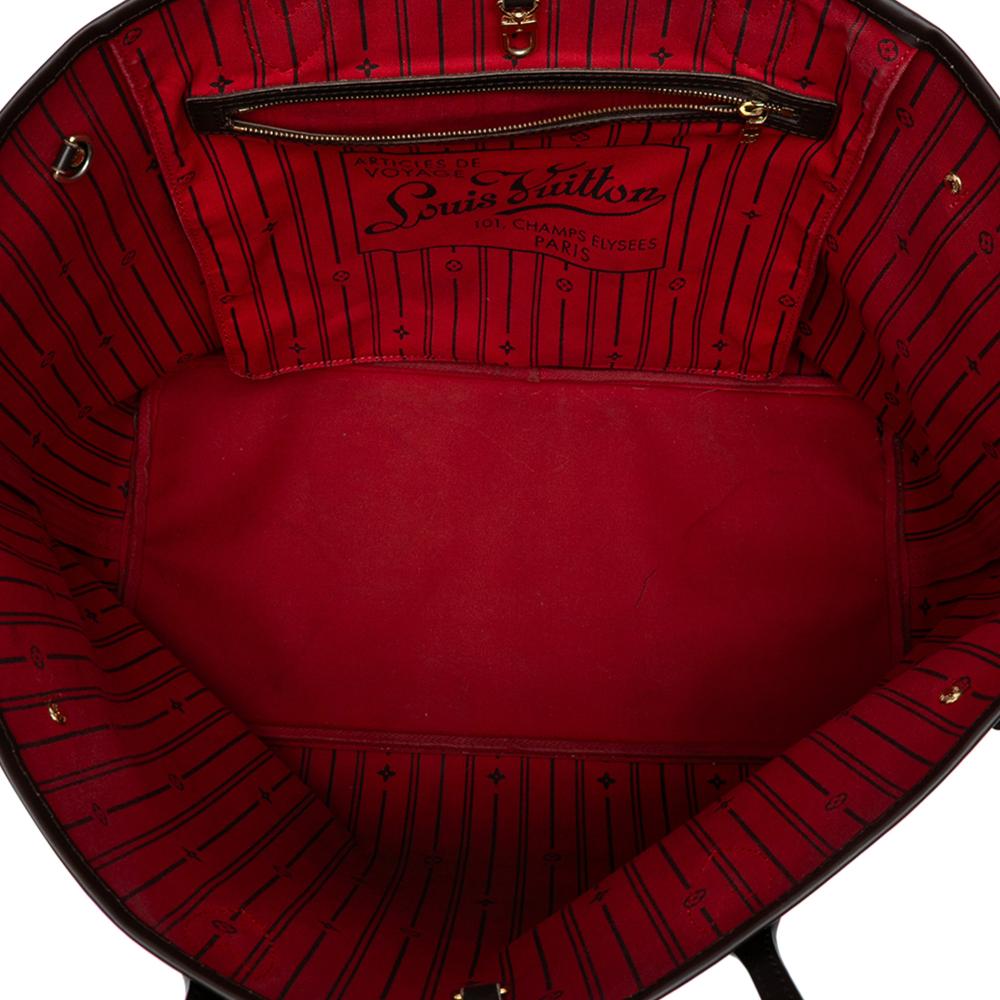 Louis Vuitton AB Louis Vuitton Brown Damier Canvas Fabric Damier Ebene Neverfull GM France