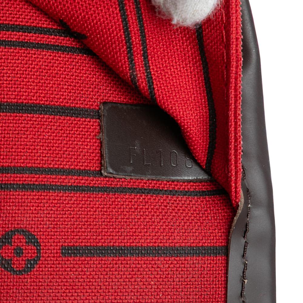 Louis Vuitton AB Louis Vuitton Brown Damier Canvas Fabric Damier Ebene Neverfull GM France