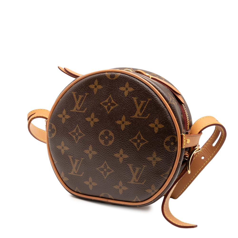 Louis Vuitton B Louis Vuitton Brown Monogram Canvas Fabric Monogram Boite Chapeau Souple PM Italy