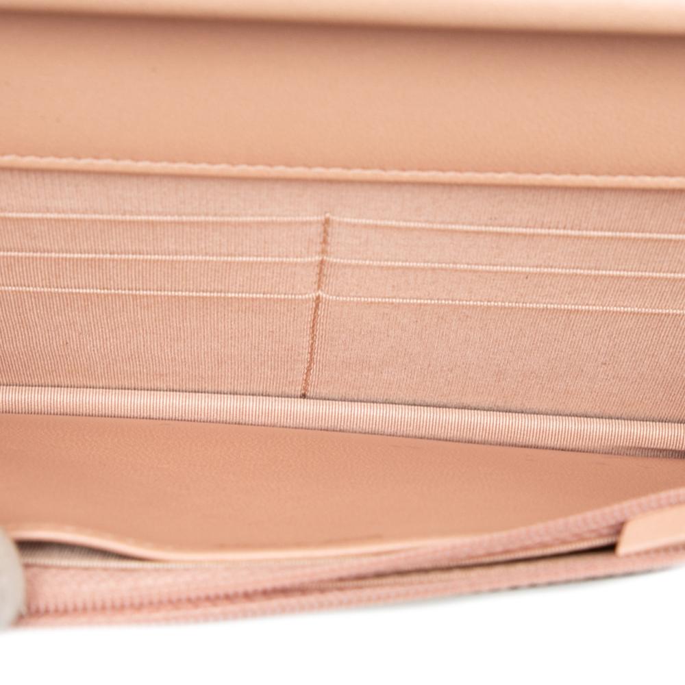 Chanel AB Chanel Black Patent Leather Leather Quilted Patent Boy Wallet on Chain Italy