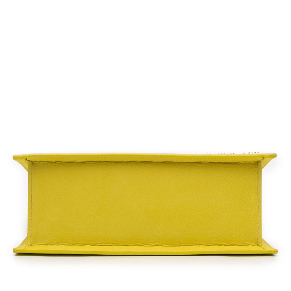 Jacquemus B Jacquemus Yellow Calf Leather Le Grand Chiquito Italy