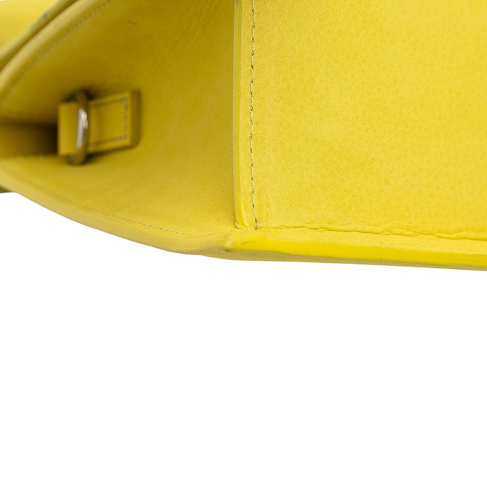Jacquemus B Jacquemus Yellow Calf Leather Le Grand Chiquito Italy