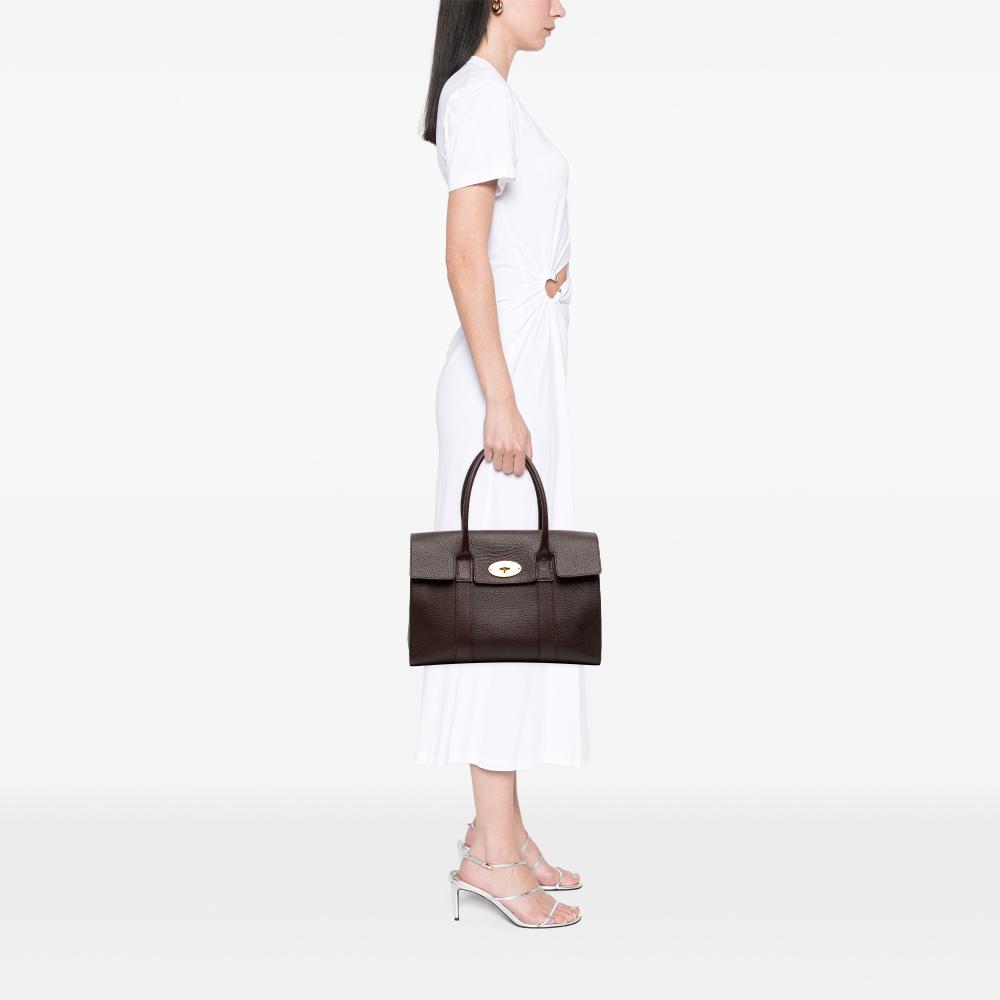 Mulberry B Mulberry Brown Dark Brown Calf Leather Grained skin New Bayswater United Kingdom