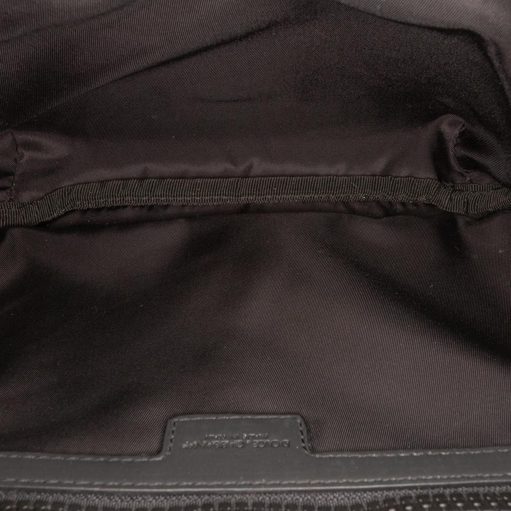 Dolce&Gabbana A Dolce & Gabbana Green Chemical Fiber Fabric Neoprene Tropical Print Palermo Belt Bag Italy