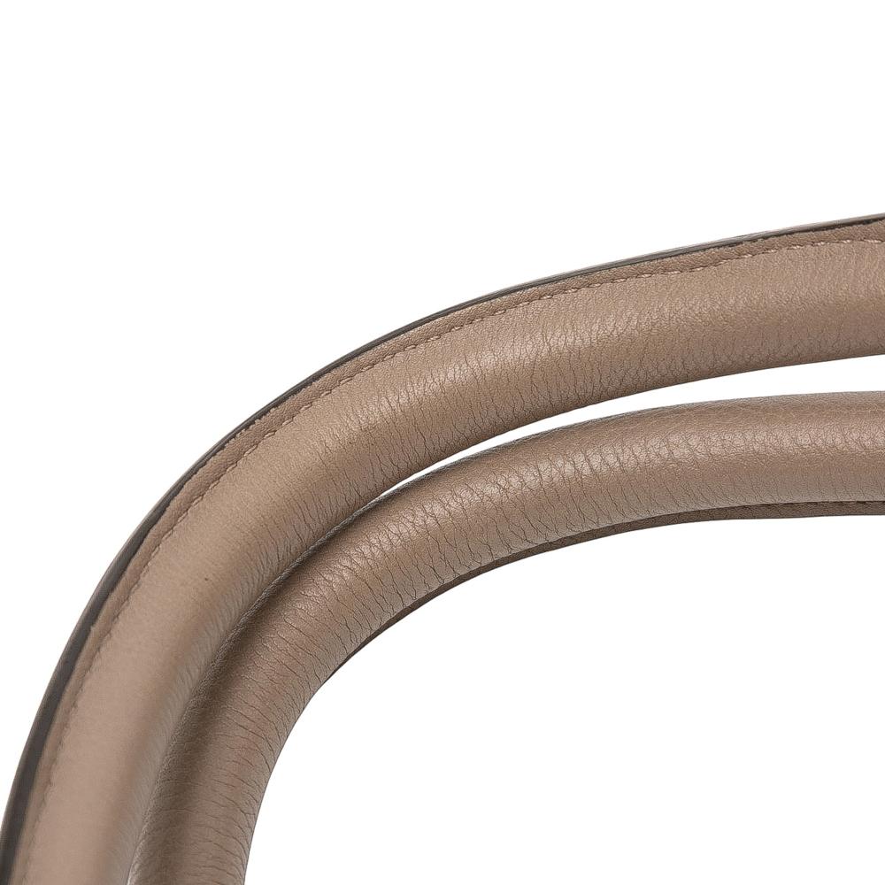 Chloé AB Chloé Gray Calf Leather Medium skin and Suede Owen Satchel Italy