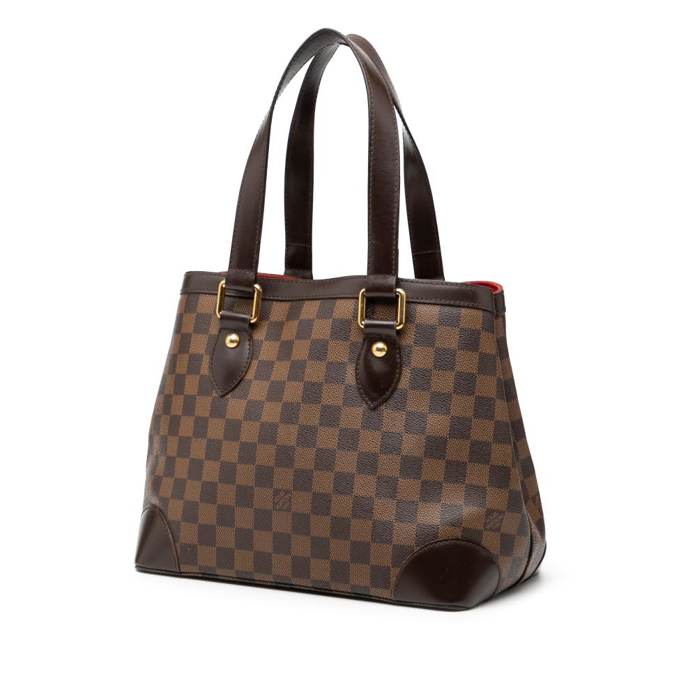 Louis Vuitton B Louis Vuitton Brown Damier Canvas Fabric Damier Ebene Hampstead PM Spain