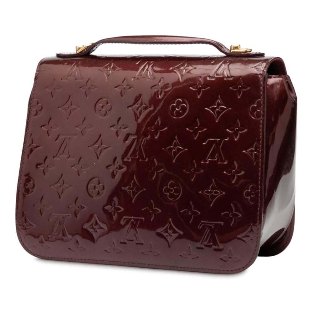 Louis Vuitton B Louis Vuitton Purple Vernis Leather Leather Monogram Vernis Miranda France