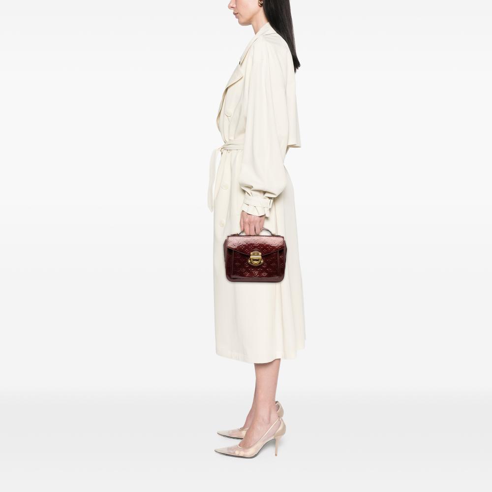 Louis Vuitton B Louis Vuitton Purple Vernis Leather Leather Monogram Vernis Miranda France