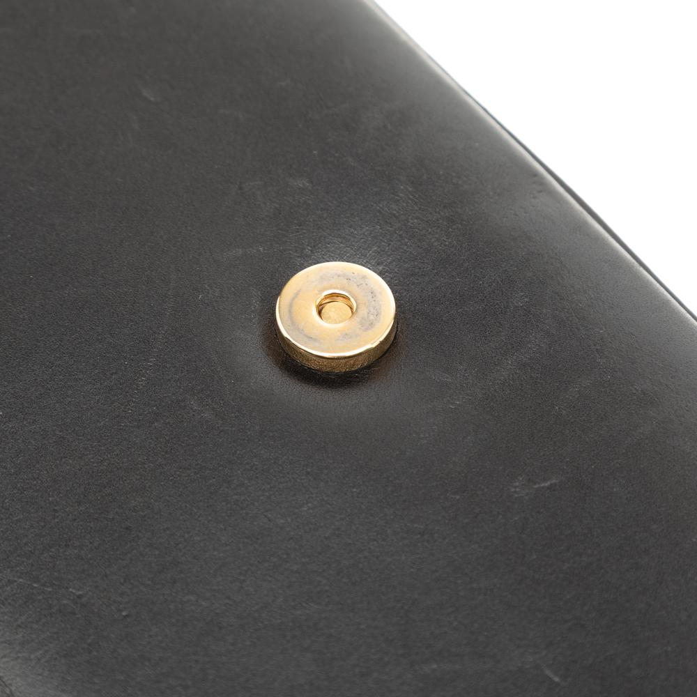 Saint Laurent B Saint Laurent Black Calf Leather Small Smooth skin Monogram Kate Tassel Crossbody Italy