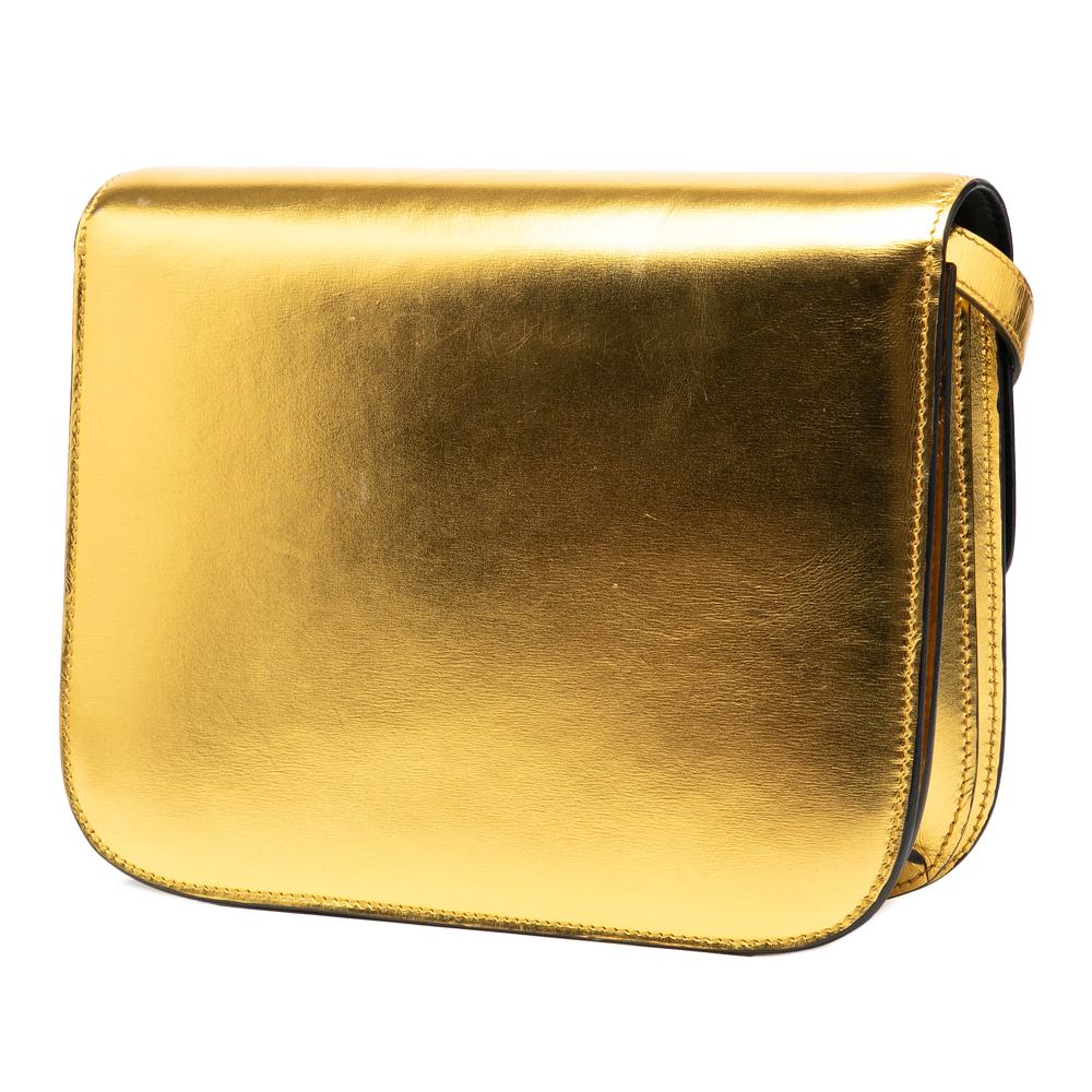 Celine B Celine Gold Calf Leather Medium skin Classic Box Italy