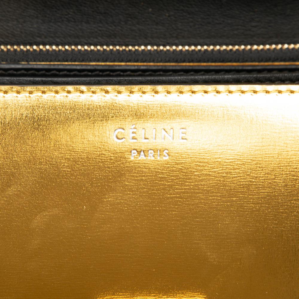 Celine B Celine Gold Calf Leather Medium skin Classic Box Italy
