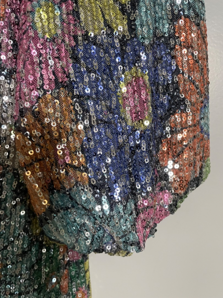 Yas Sequin floral dress NEW