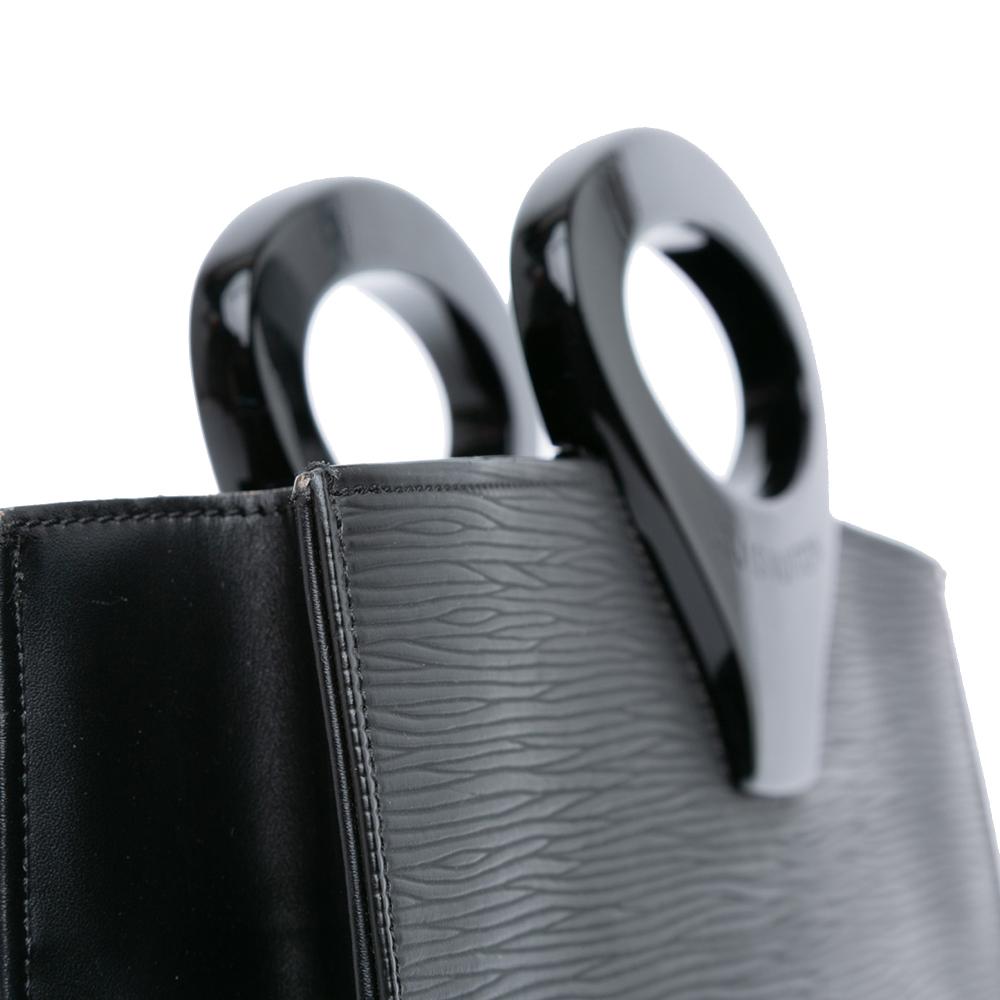 Louis Vuitton B Louis Vuitton Black Epi Leather Leather Epi Ombre France