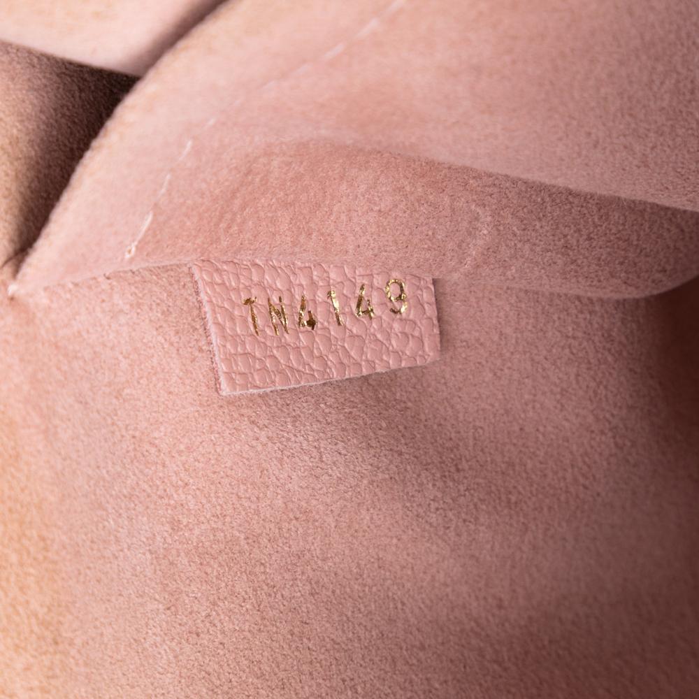 Louis Vuitton AB Louis Vuitton Brown with Pink Monogram Canvas Fabric Monogram Daily Pouch France