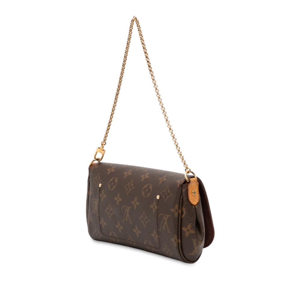 Louis Vuitton B Louis Vuitton Brown Monogram Canvas Fabric Monogram Favorite PM France
